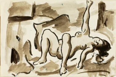 Desnudo reclinado