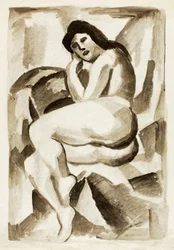 Desnudo reclinado