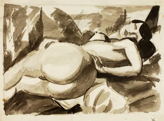 Desnudo Reclinado, Mujer