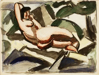 Mujeres desnudas reclinadas