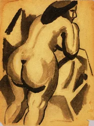 Desnudo femenino de pie
