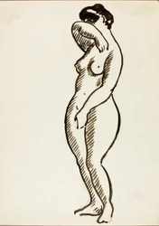 Desnudo femenino de pie