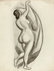Desnudo femenino de pie