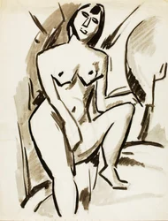 Desnudo femenino de pie