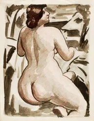 Desnudo femenino de pie