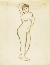 Desnudo femenino de pie