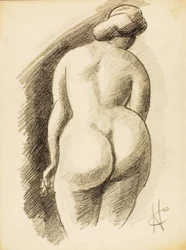 Desnudo femenino de pie