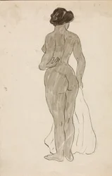 Desnudo femenino de pie