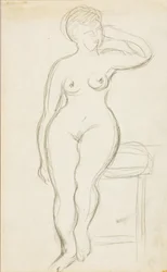 Desnudo femenino de pie