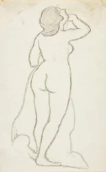 Desnudo femenino de pie