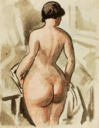 Desnudo femenino de pie