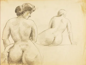 Dos desnudos femeninos