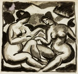 Dos desnudos femeninos