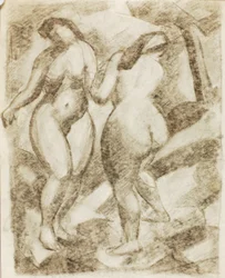 Dos desnudos femeninos