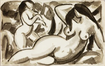 Dos desnudos femeninos