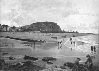 Hastings, Ciudad Vieja y Playa, c1900