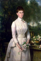 Retrato de la Gran Duquesa Elizaveta Fyodorovna, 1864-1918, 1885