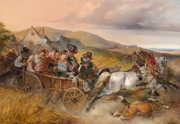 El paseo de la boda