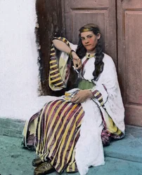 Marruecos, joven marroquí, fecha de la imagen: hacia 1910. Archivo Carl Simon