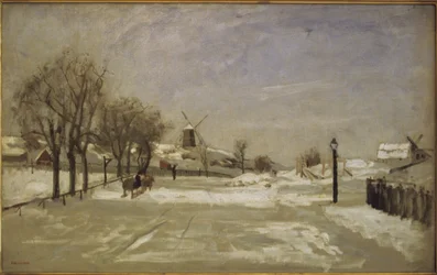 Invierno. Vista de Eriksberg, Estocolmo, c.1880