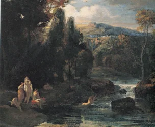 Ninfas bañándose