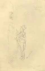 Der Gratulant, mediados-finales del siglo XIX, c. 1924