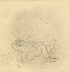 Der Landschaftsmaler I, mediados-finales del siglo XIX, c1924