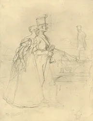 El encuentro, mediados-finales del siglo XIX, c1924
