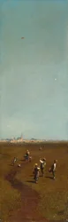 Volando cometas, ca 1880-1885