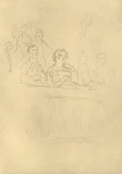 En la Loge, mediados-finales del siglo XIX, c1924