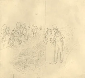 Institutsspaziergang, mediados-finales del siglo XIX, c1924