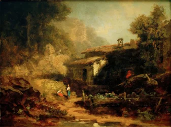 Molino en la montaña