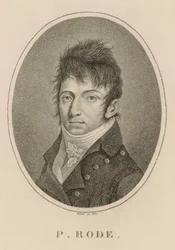 Retrato del compositor Pierre Jacques Joseph Rode