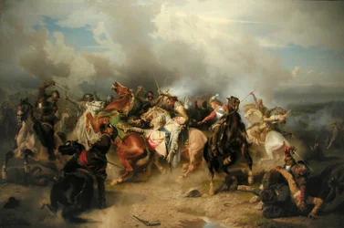 Sueco: Muerte de Gustavo II Adolfo en la batalla de Lützen Batalla de Lützen (1632)
