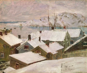 Fiskebackskil en invierno, 1899
