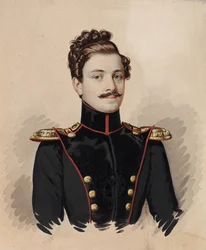 Retrato de Artemy Dmitrievich Raevsky 1814-1853, 1835