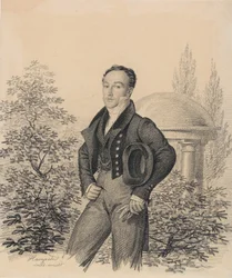 Retrato de Nikolay Alexandrovich Kokoshkin 1792-1873, principios de 1820