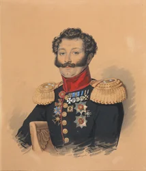 Retrato del Príncipe Stepan Alexandrovich Khilkov 1785-1854, después de 1832