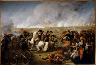 Emperador Napoleón I (1769-1821) en la Batalla de Wagram el 5/07/1809
