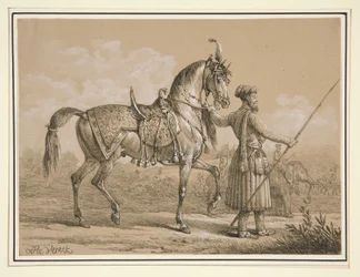 Mameluco y caballo árabe