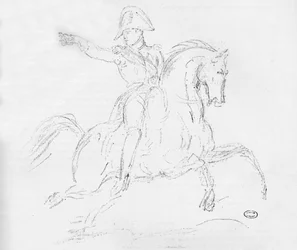 Napoleón a caballo, siglo XVIII