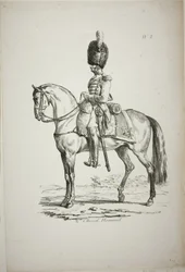 Guardia Real, Soldado Montado Normando y Caballo, No. 2