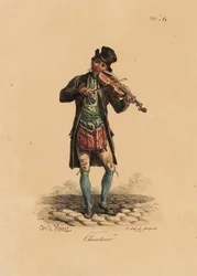 Cantante callejera de "Les Cris de Paris