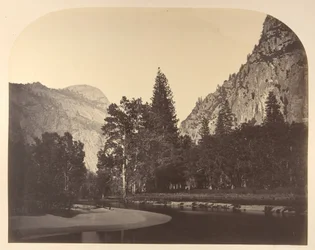 Campamento Grove, cerca de Sentinel, 1861, Yosemite