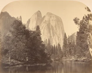 Roca de la Catedral, Vista del río, 1861