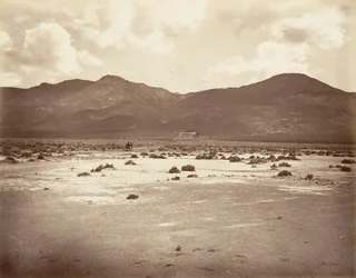 Vista del camino al túnel Sutro, 1875, impreso ca. 1876