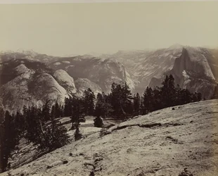 Las Cúpulas desde Sentinel Dome, 1866