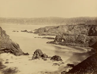 [Vista de la costa de Mendocino]