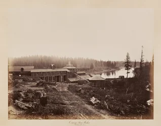 Fundición de hierro de Oswego, río Willamette