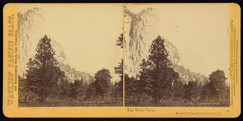 El Paso Mono, Valle de Yosemite, Condado de Mariposa, California